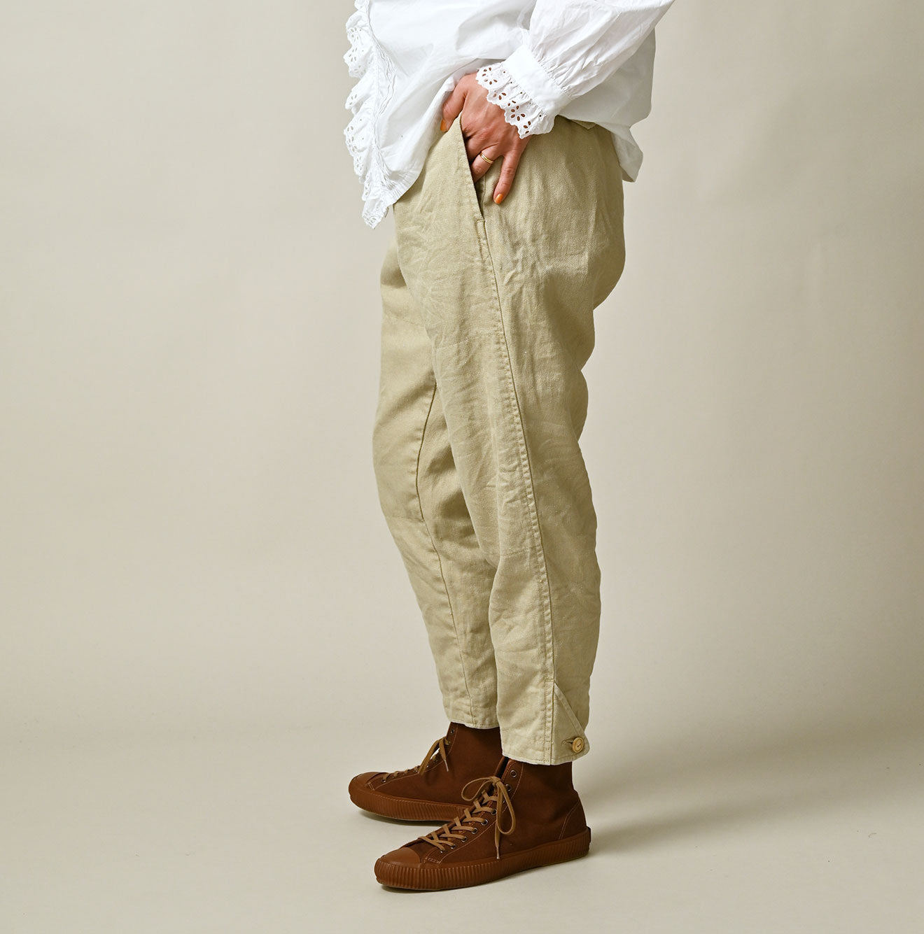 45R Linen Herringbone 908 Jodhpurs - Image 8
