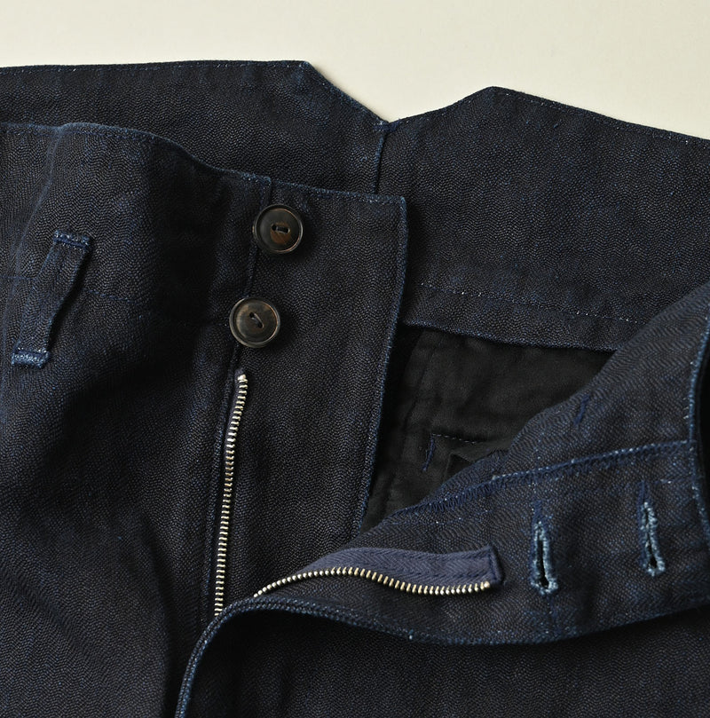 45R Indigo Linen Herringbone 908 Jodhpurs - Image 18