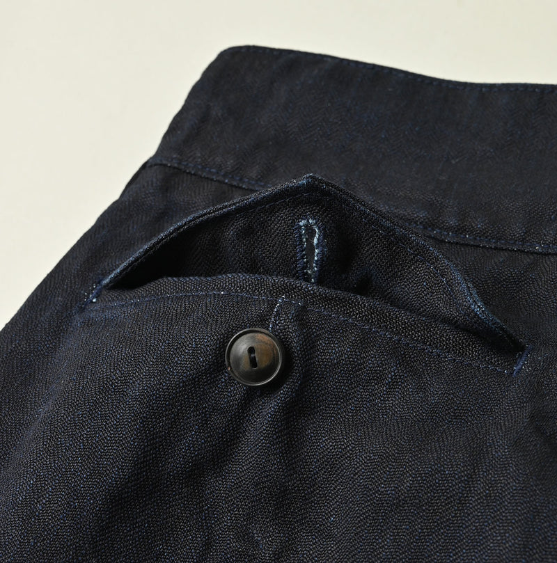 45R Indigo Linen Herringbone 908 Jodhpurs - Image 22