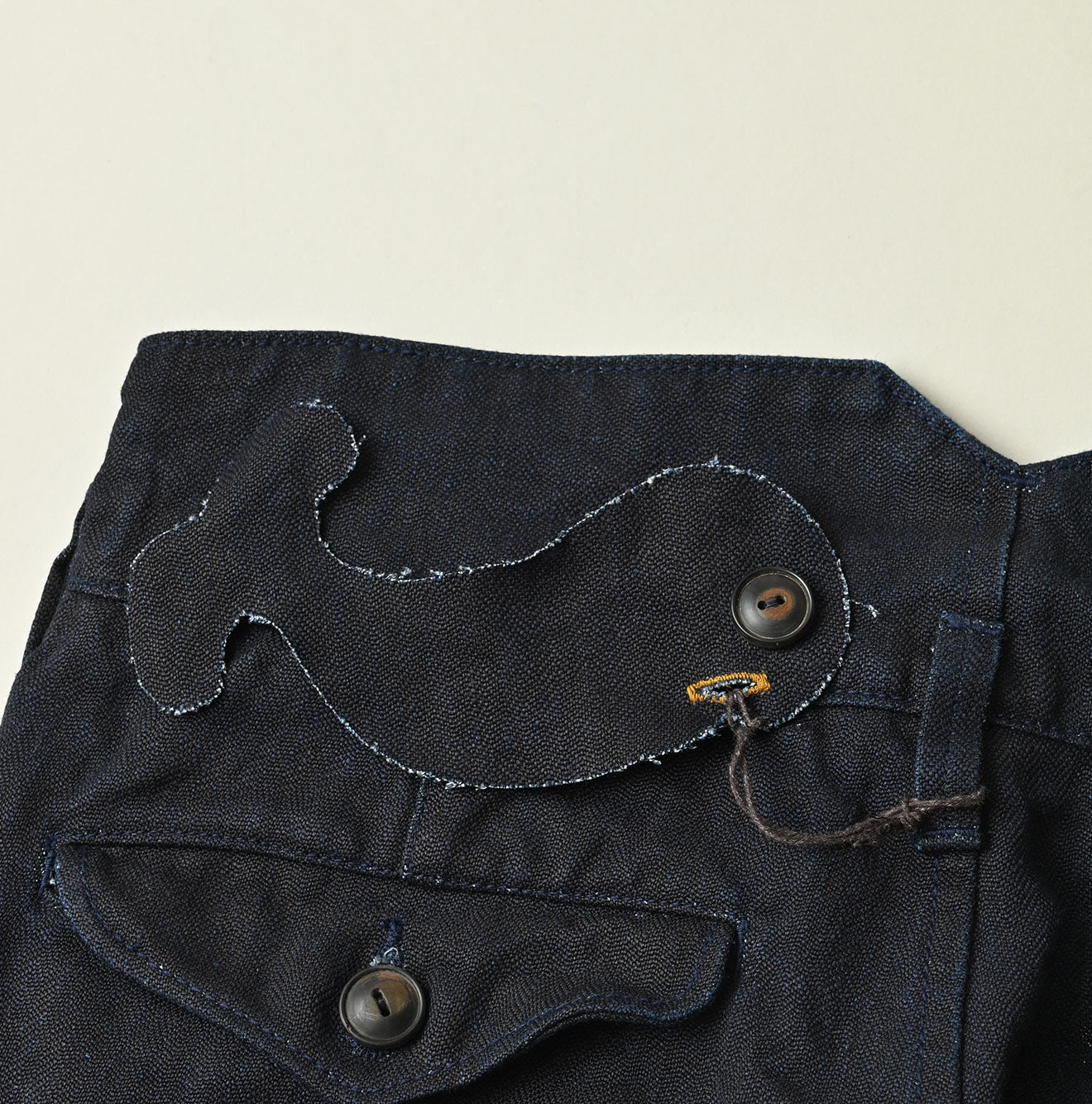 45R Indigo Linen Herringbone 908 Jodhpurs