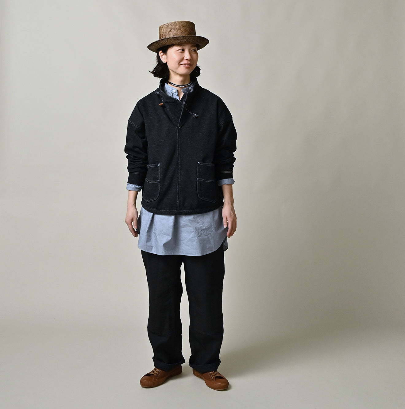 45R Indigo Denim 908 Pullover
