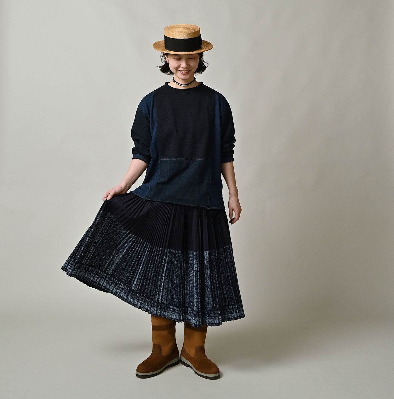 45R Indigo 908 Iroiro T-shirt