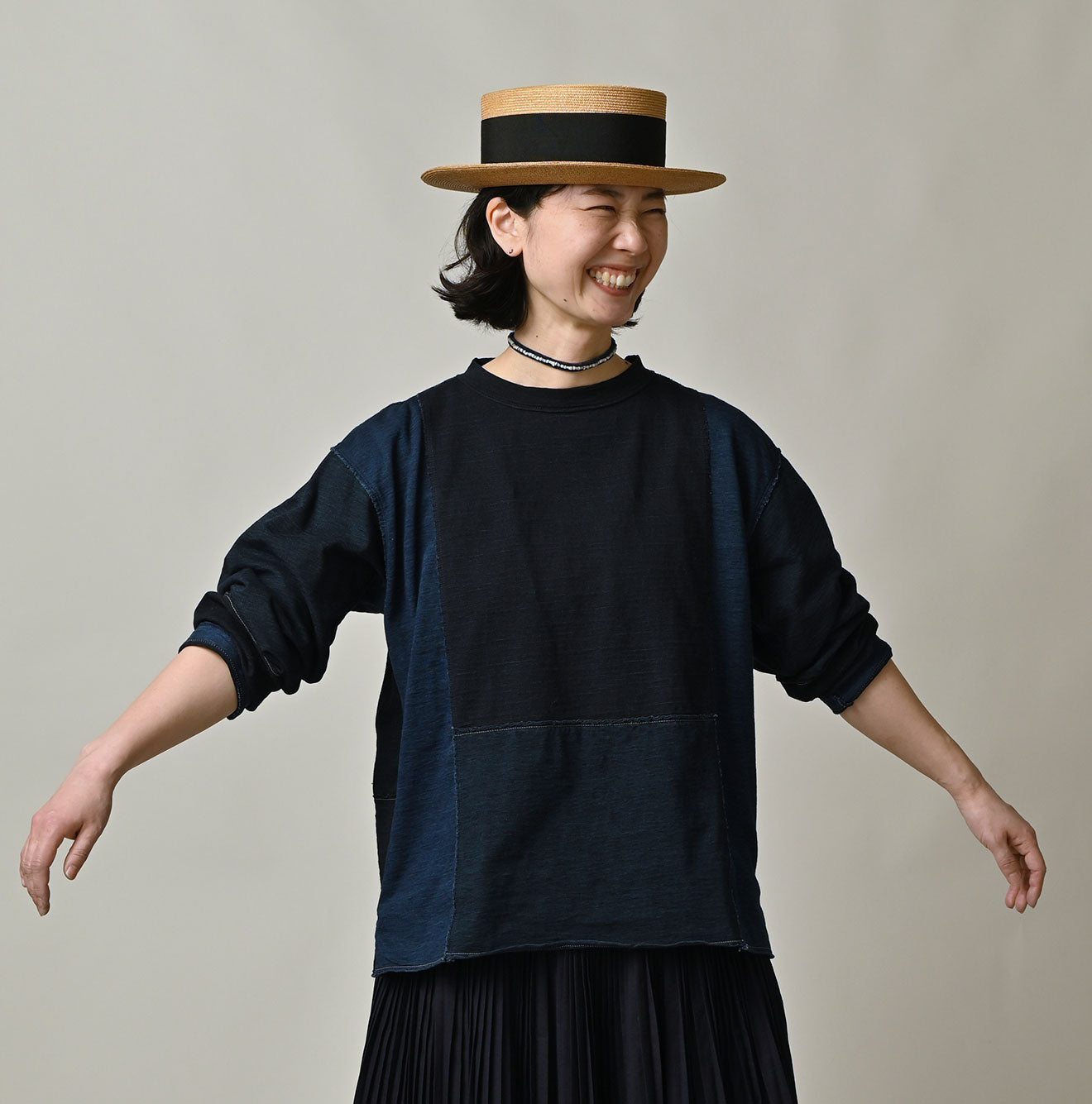 45R Indigo 908 Iroiro T-shirt