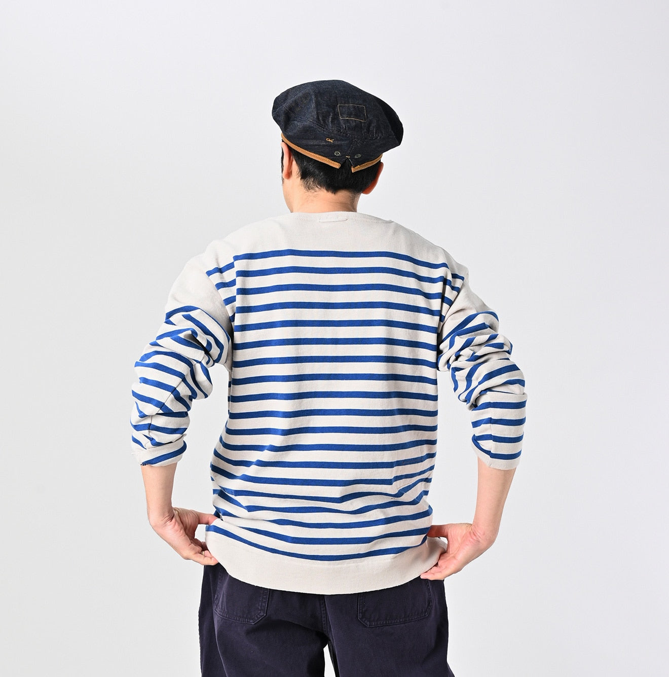 Knit-sewn 908 Basque T-shirt - 45R by 45rpm studio