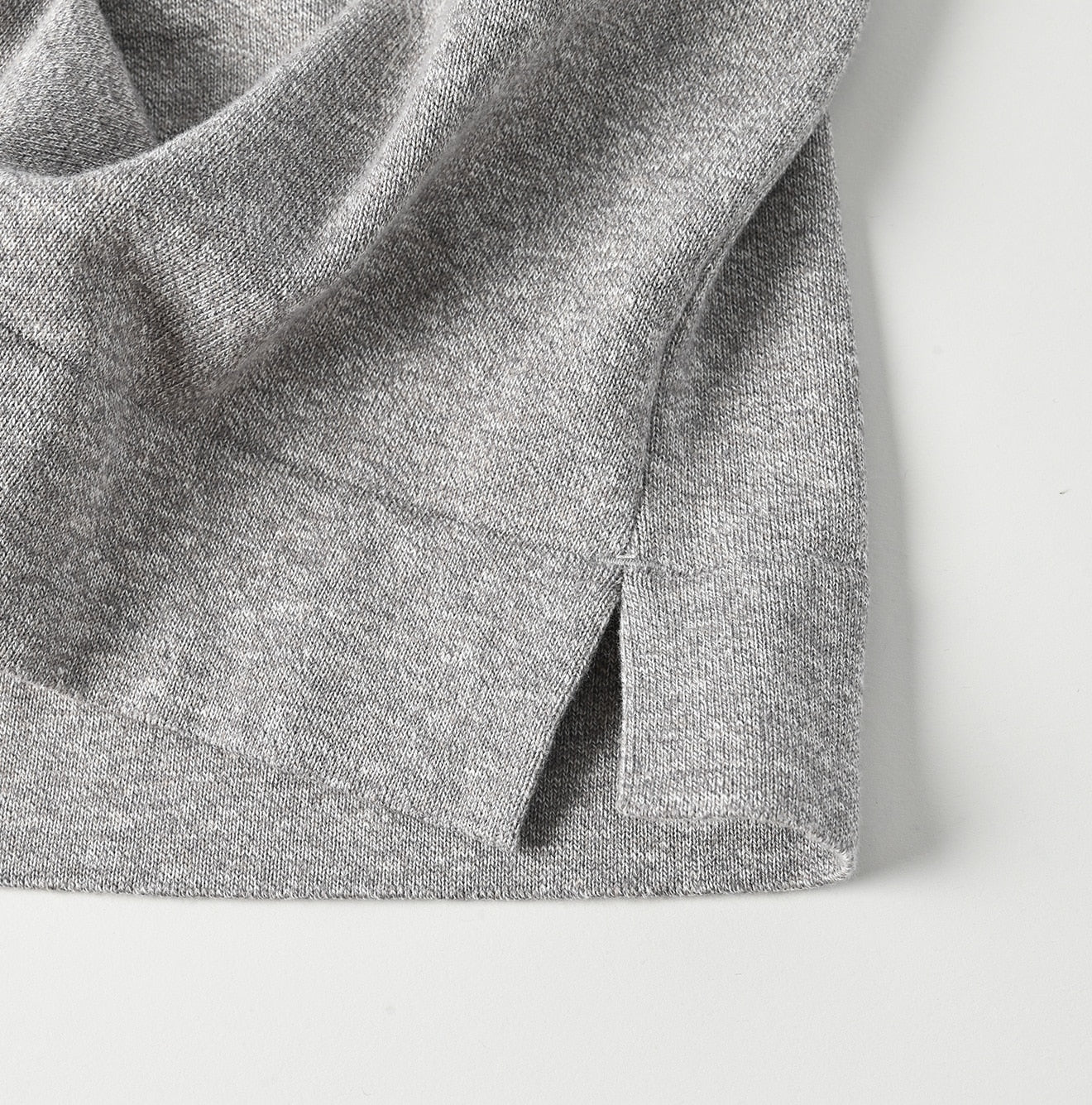 45R Gray Knit-sewn 908 T-shirt