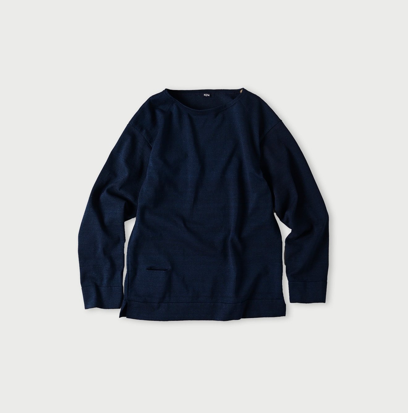 Indigo Knit-sewn 908 T-shirt (Size 2) - 45R by 45rpm studio