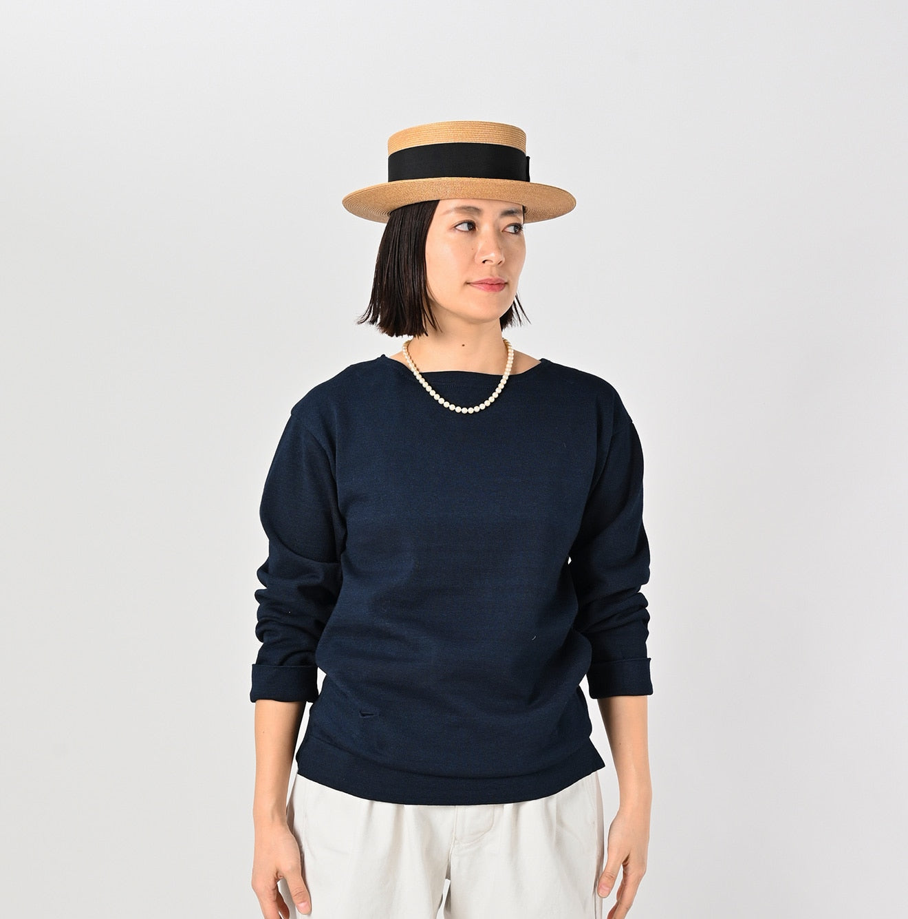 Indigo Knit-sewn 908 T-shirt (Size 2) - 45R by 45rpm studio