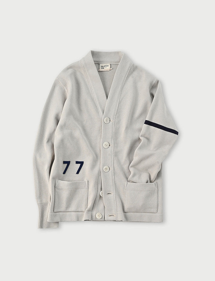 77 Knit-sewn 908 Lettered Cardigan