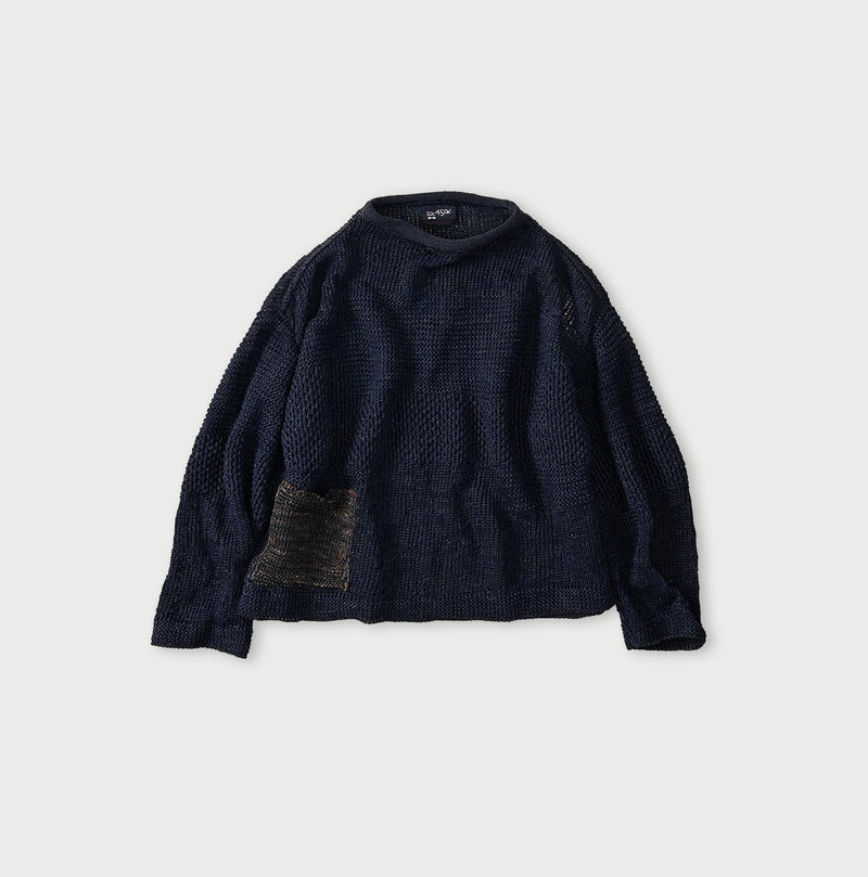 45R Linen Gima Patchwork Uma Sweater - Image 2