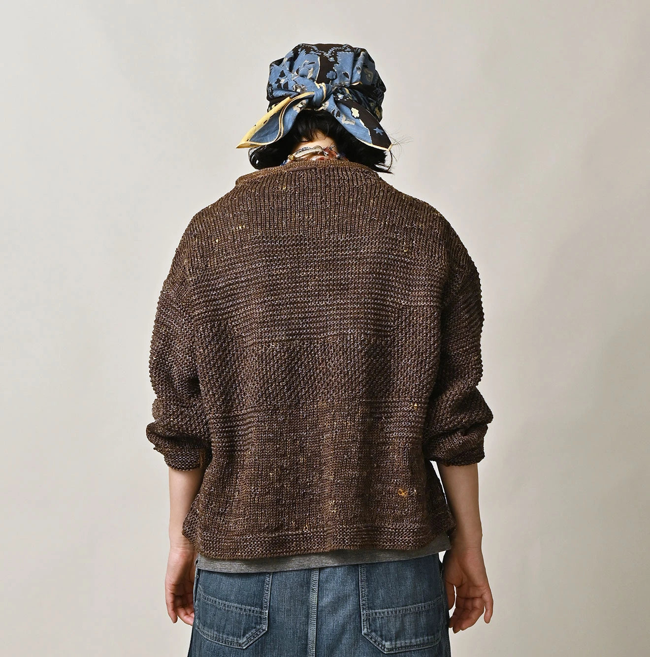 45R Linen Gima Patchwork Uma Sweater - Image 6