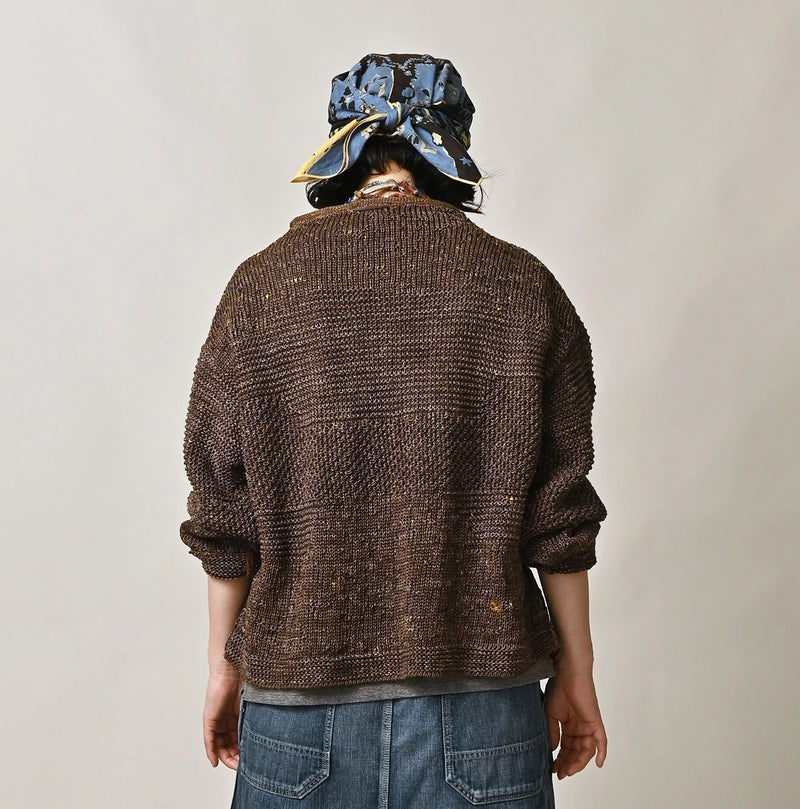 45R Linen Gima Patchwork Uma Sweater - Image 6