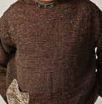 45R Linen Gima Patchwork Uma Sweater