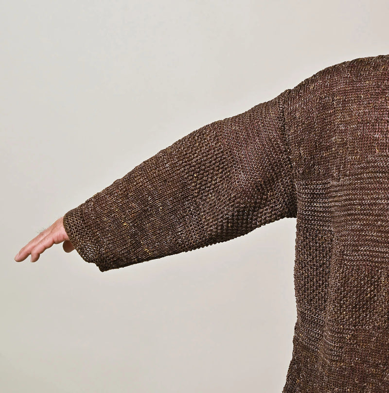 45R Linen Gima Patchwork Uma Sweater - Image 15