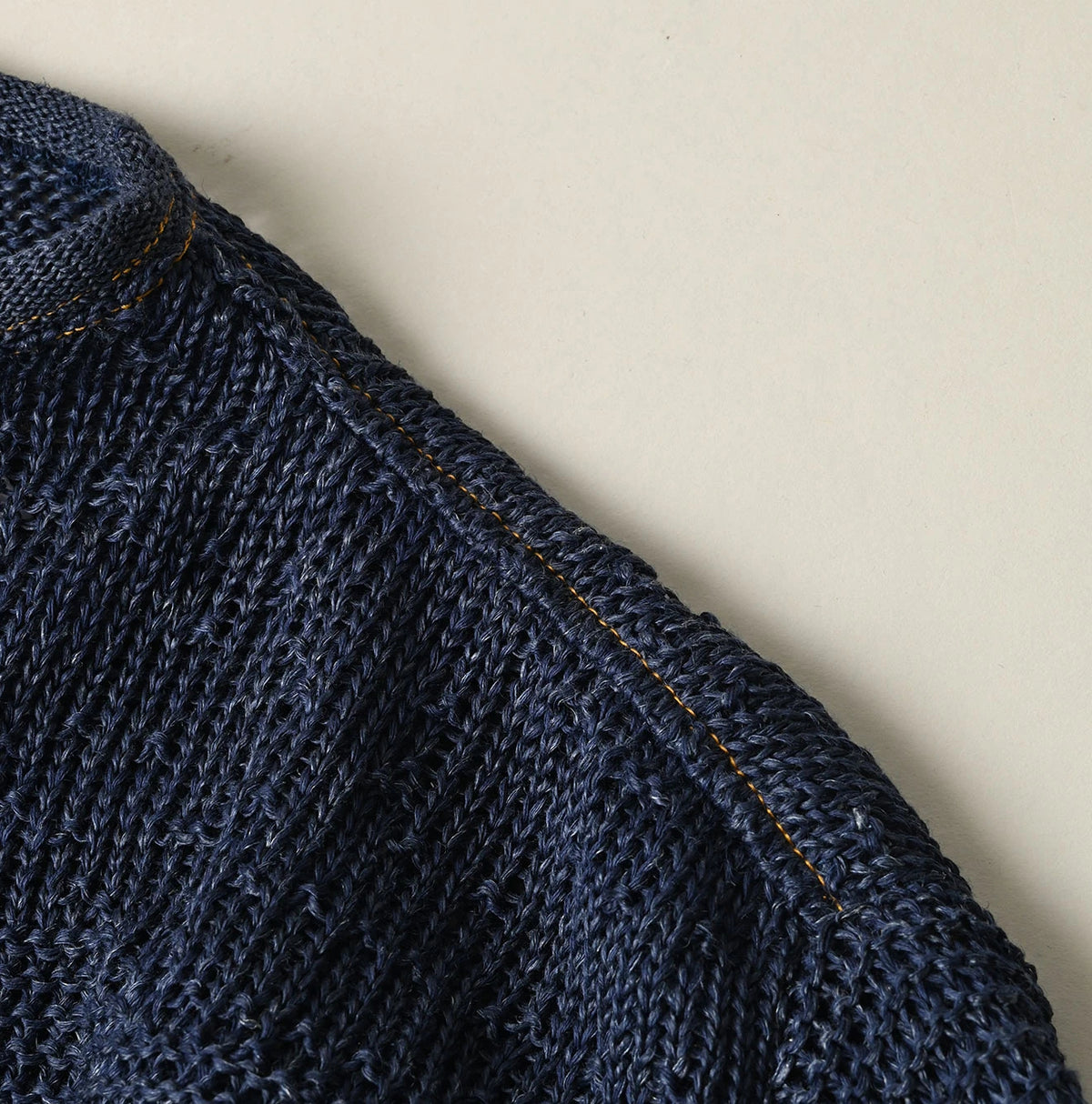 45R Linen Gima Patchwork Uma Sweater