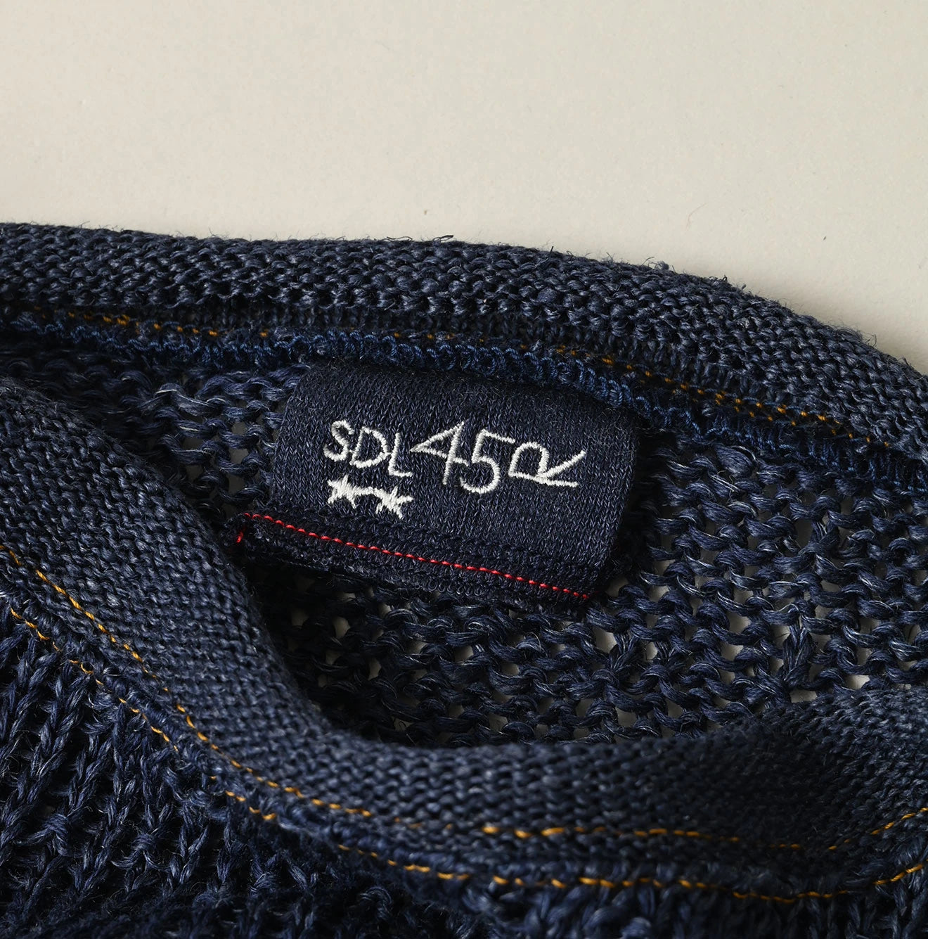 45R Linen Gima Patchwork Uma Sweater