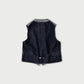 Rye Mugi Denim 908 Working Vest - 45R by 45rpm studio