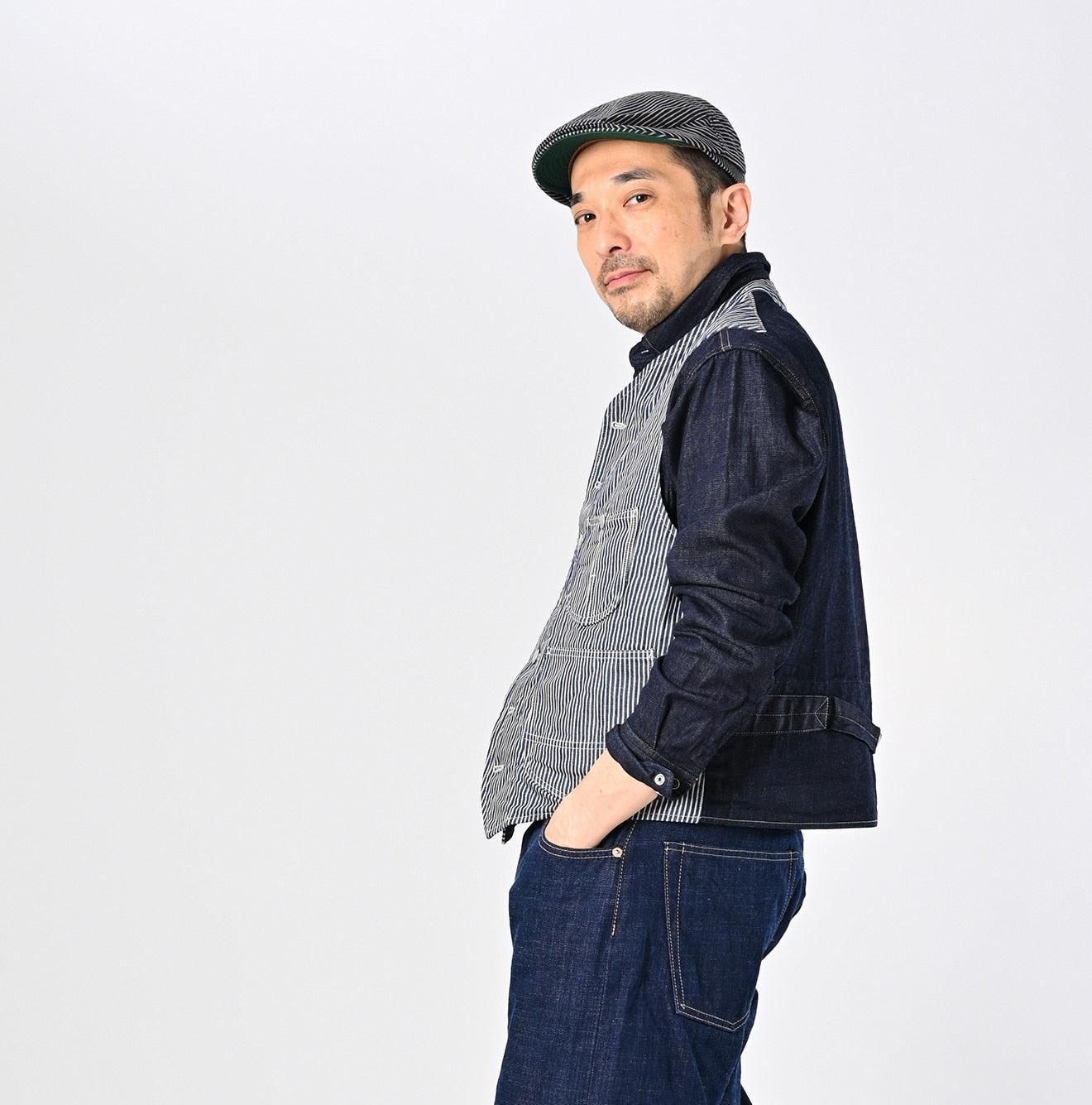 Rye Mugi Denim 908 Working Vest - 45R by 45rpm studio