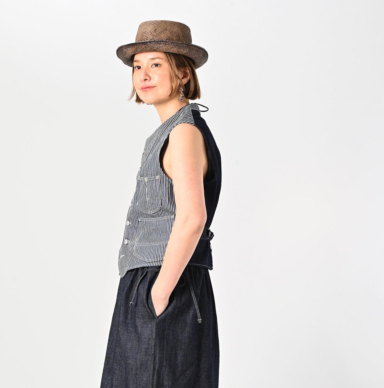 Rye Mugi Denim 908 Working Vest - 45R by 45rpm studio