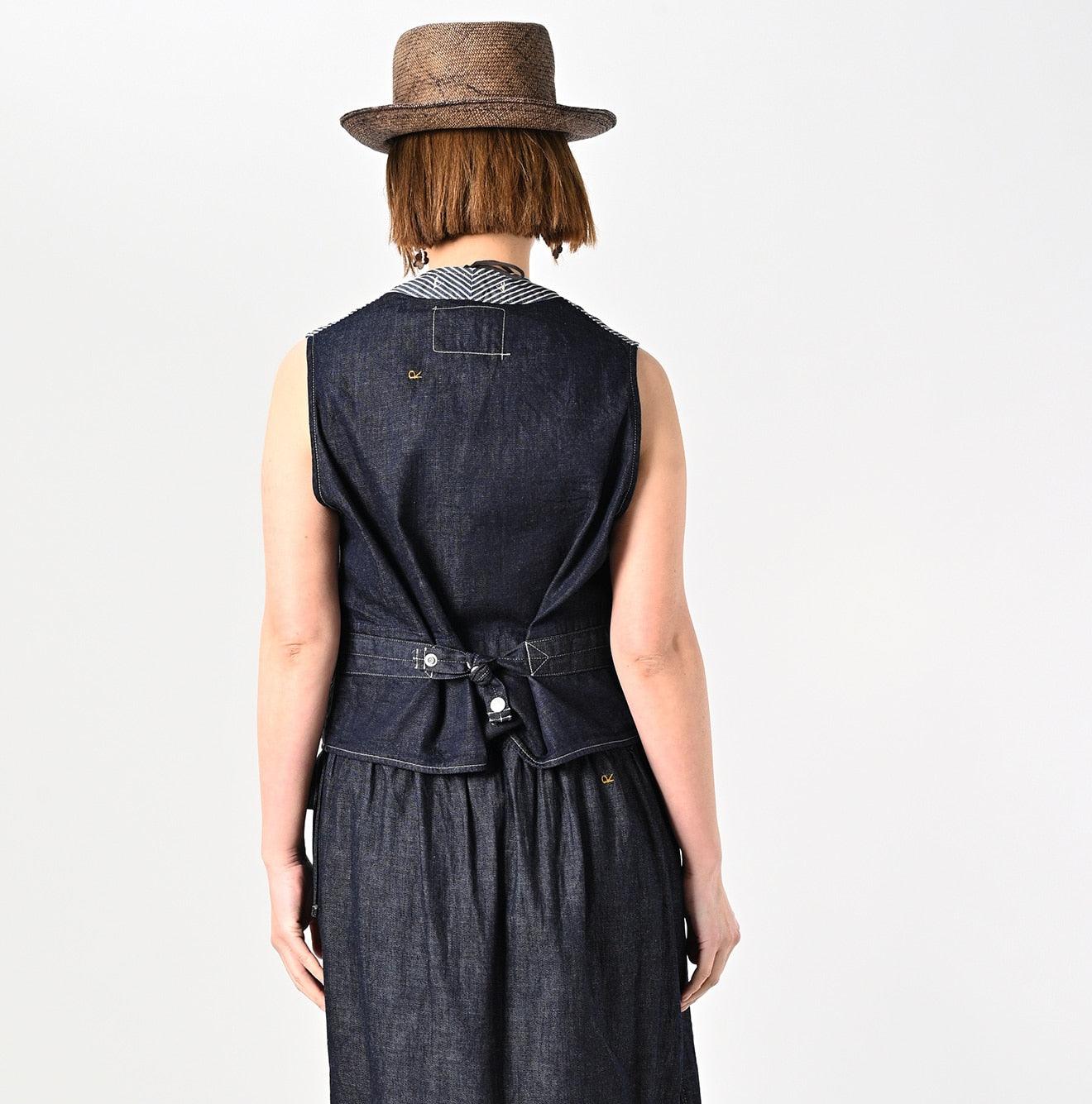 Rye Mugi Denim 908 Working Vest - 45R by 45rpm studio