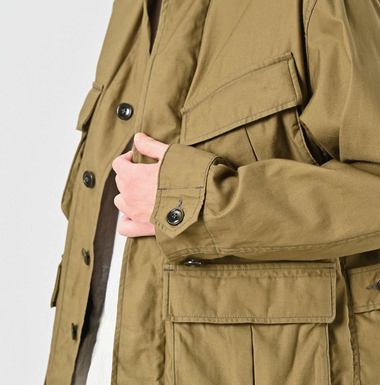 45R Light Back Satin 908 Fatigue Jacket - Image 15