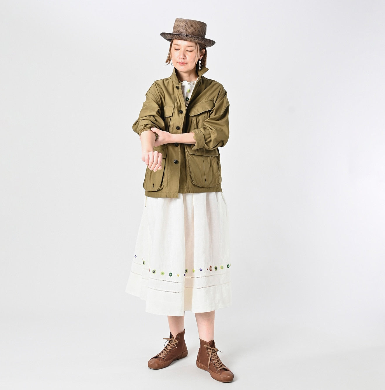 45R Light Back Satin 908 Fatigue Jacket - Image 7