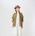 45R Light Back Satin 908 Fatigue Jacket