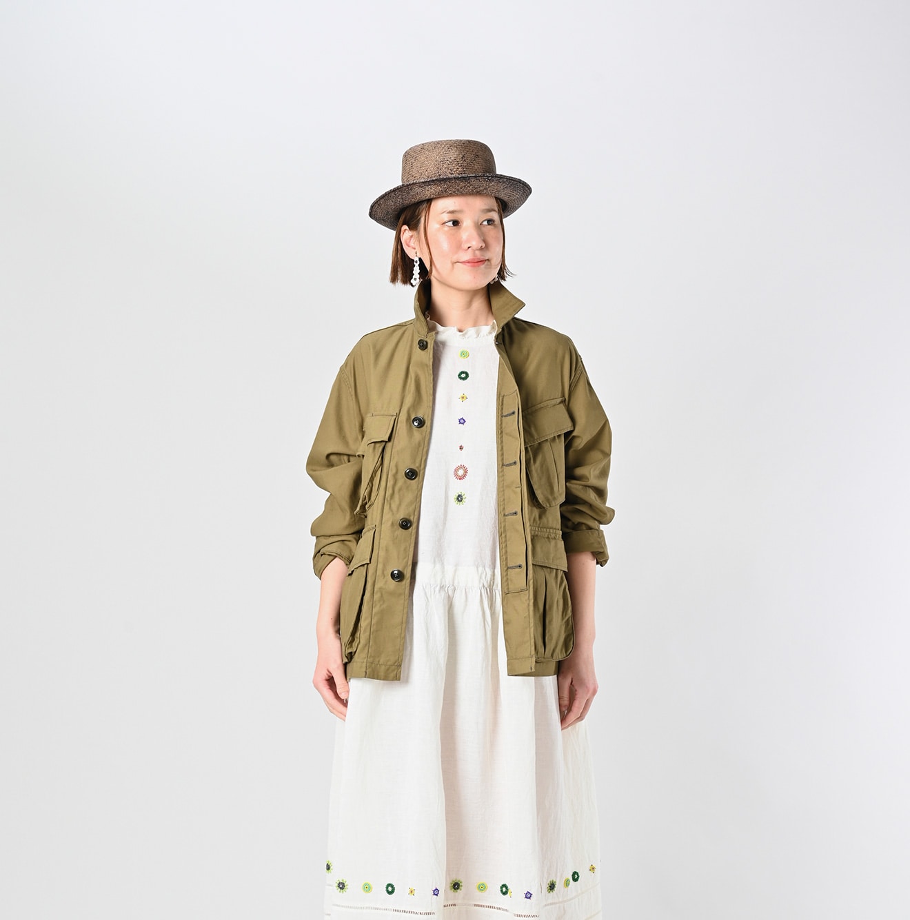 45R Light Back Satin 908 Fatigue Jacket - Image 8