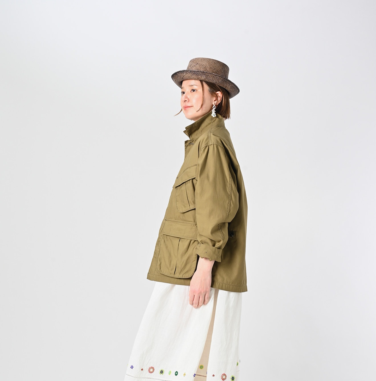 45R Light Back Satin 908 Fatigue Jacket - Image 9