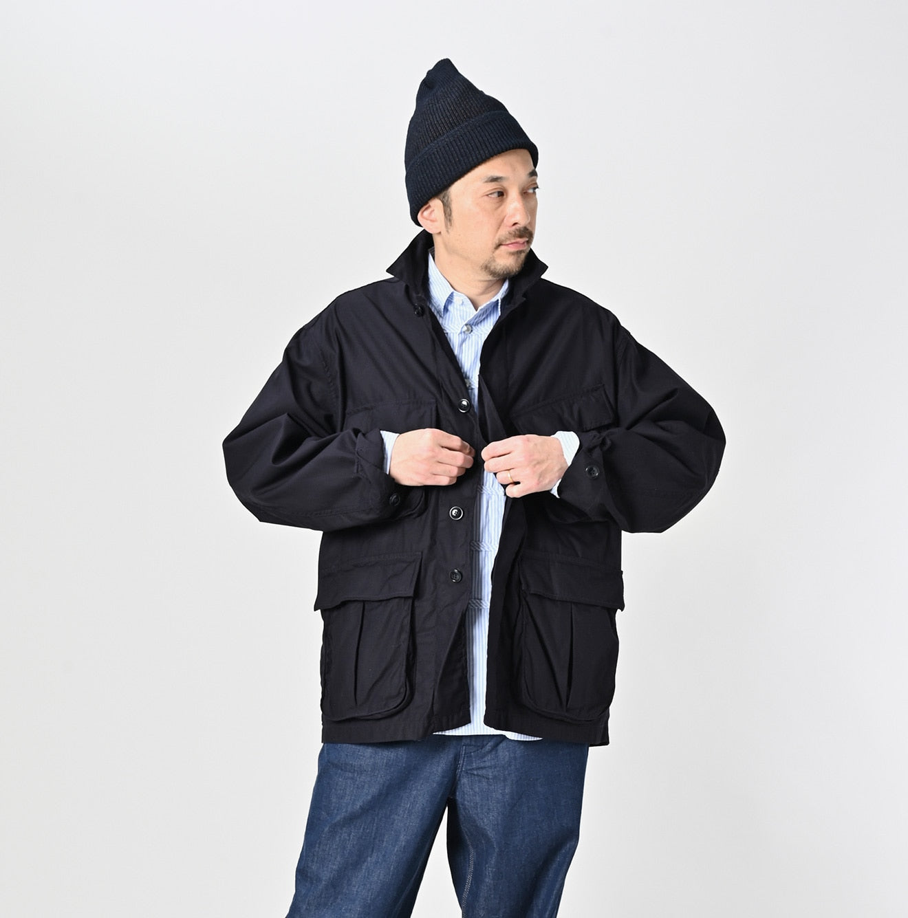 45R Light Back Satin 908 Fatigue Jacket - Image 4