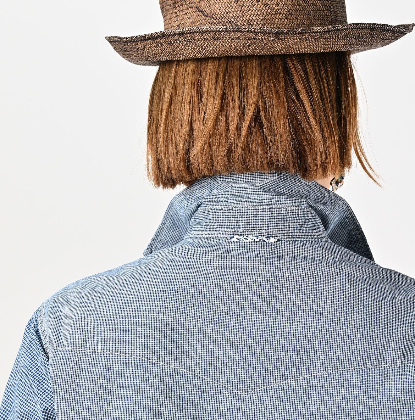 Indigo Patchwork 908 Eastern Shirt - 45R by 45rpm studio - Image 12