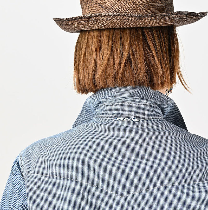 Indigo Patchwork 908 Eastern Shirt - 45R by 45rpm studio - Image 12