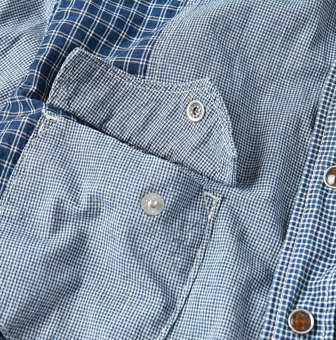 Indigo Patchwork 908 Eastern Shirt – 45R GLOBAL