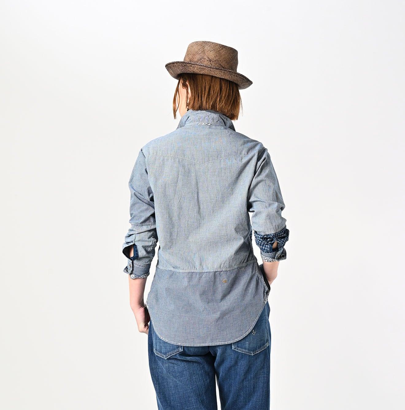 Indigo Patchwork 908 Eastern Shirt – 45R GLOBAL