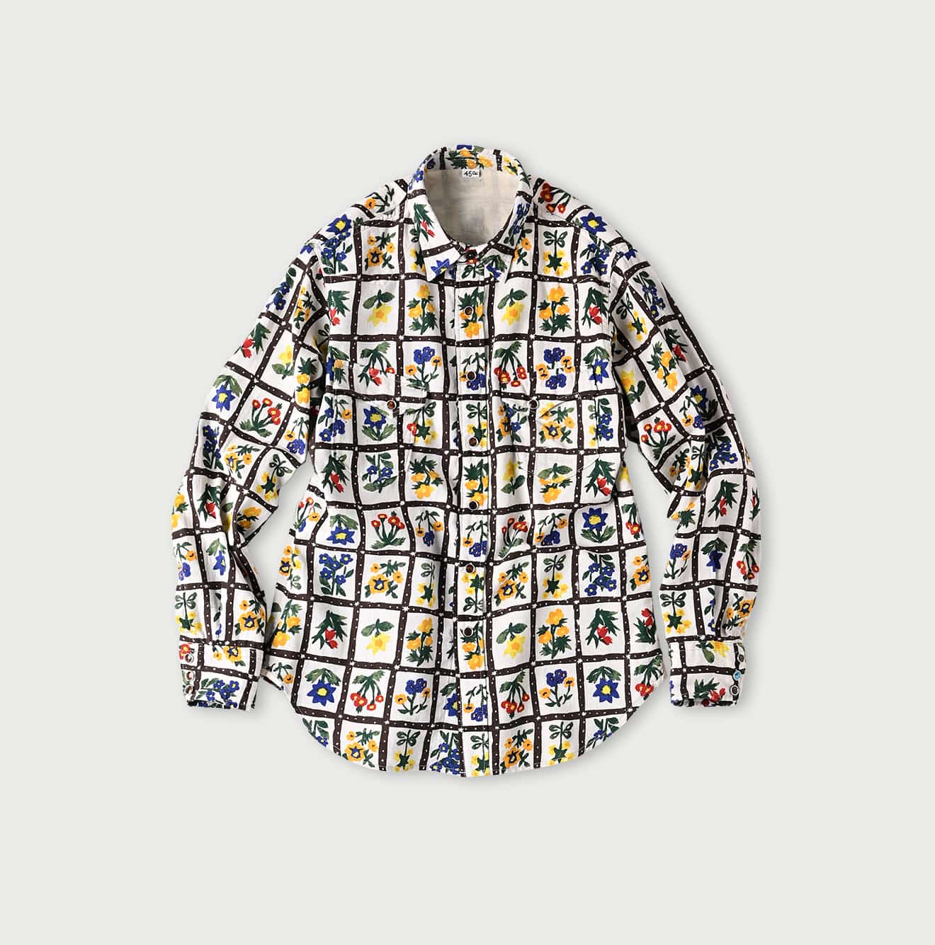 45R Khadi 908 Fleur Eastern Shirt - Image 1