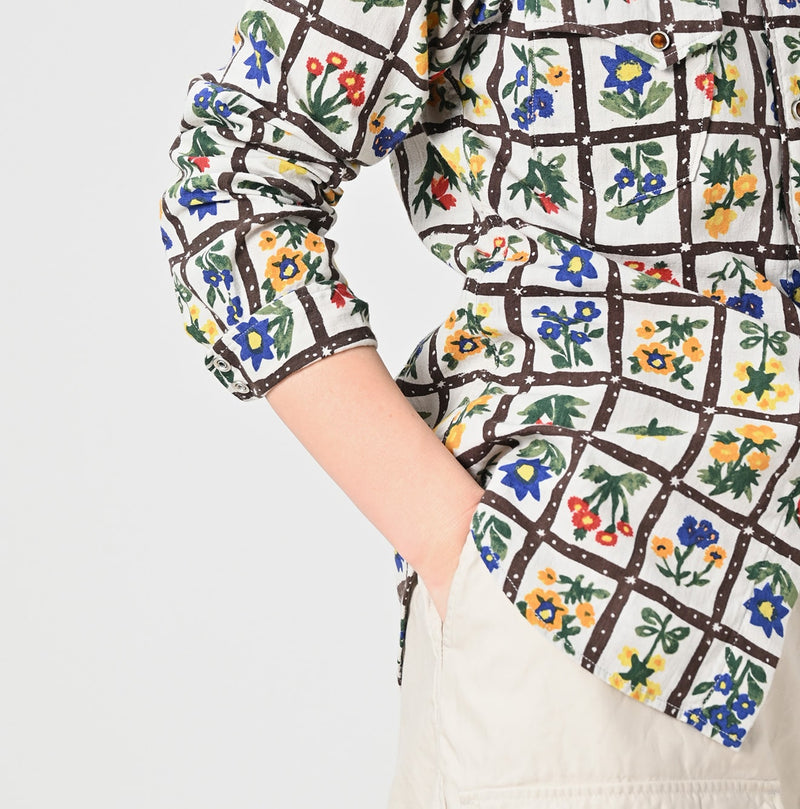 45R Khadi 908 Fleur Eastern Shirt