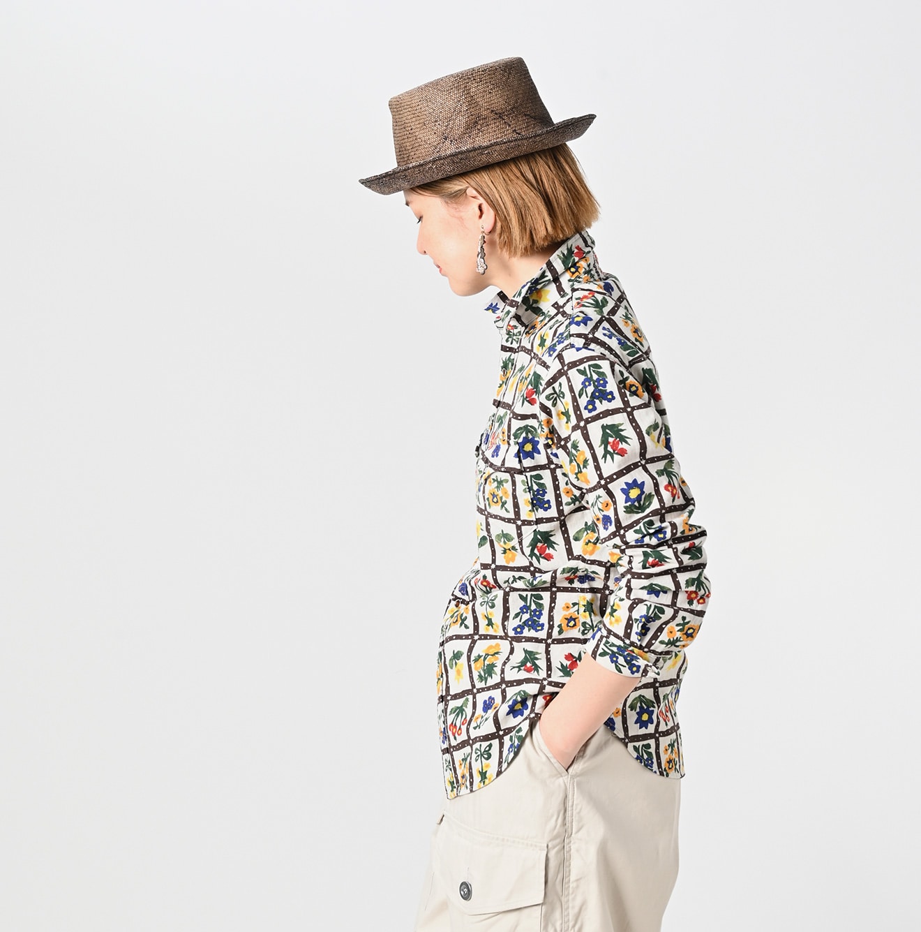 45R Khadi 908 Fleur Eastern Shirt