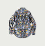 Khadi Dungaree 908 Fleur Eastern Shirt (Size 1)