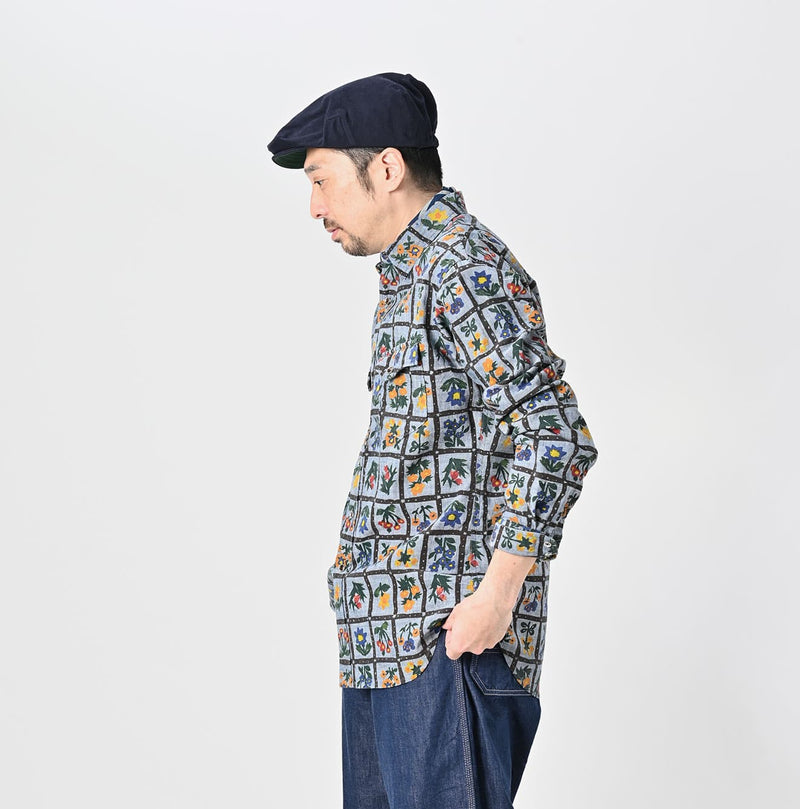 Khadi Dungaree 908 Fleur Eastern Shirt