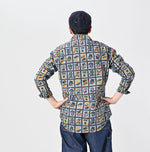 Khadi Dungaree 908 Fleur Eastern Shirt (Size 1)