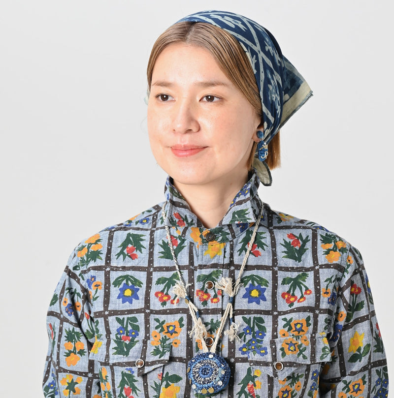 Khadi Dungaree 908 Fleur Eastern Shirt (Size 1) - Image 10