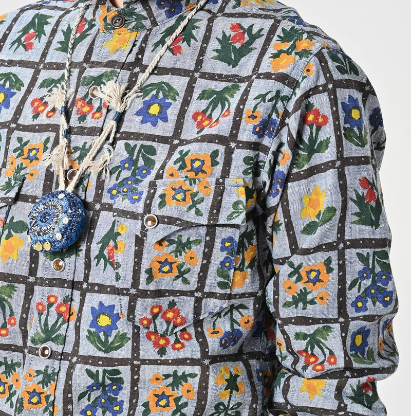 Khadi Dungaree 908 Fleur Eastern Shirt