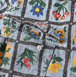 Khadi Dungaree 908 Fleur Eastern Shirt (Size 1)