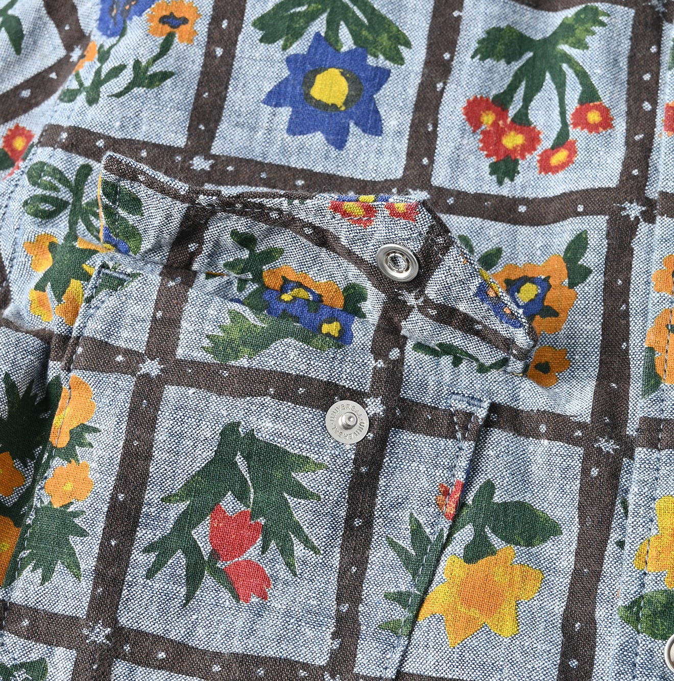 Khadi Dungaree 908 Fleur Eastern Shirt (Size 1) - Image 16