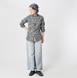 Khadi Dungaree 908 Fleur Eastern Shirt (Size 1)