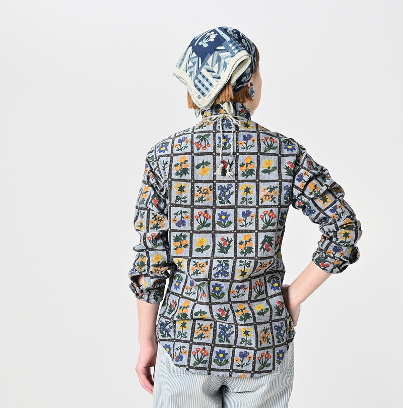 Khadi Dungaree 908 Fleur Eastern Shirt (Size 1) - Image 6