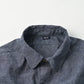 45R Indigo Hakeme 908 Grandpa Pullover Shirt