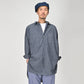 45R Indigo Hakeme 908 Grandpa Pullover Shirt