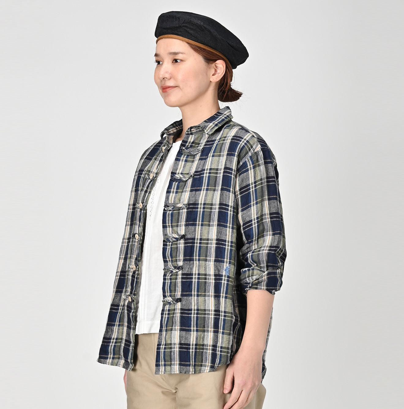 Linen Twill 908 8knot Shirt (Size 3) – 45R GLOBAL