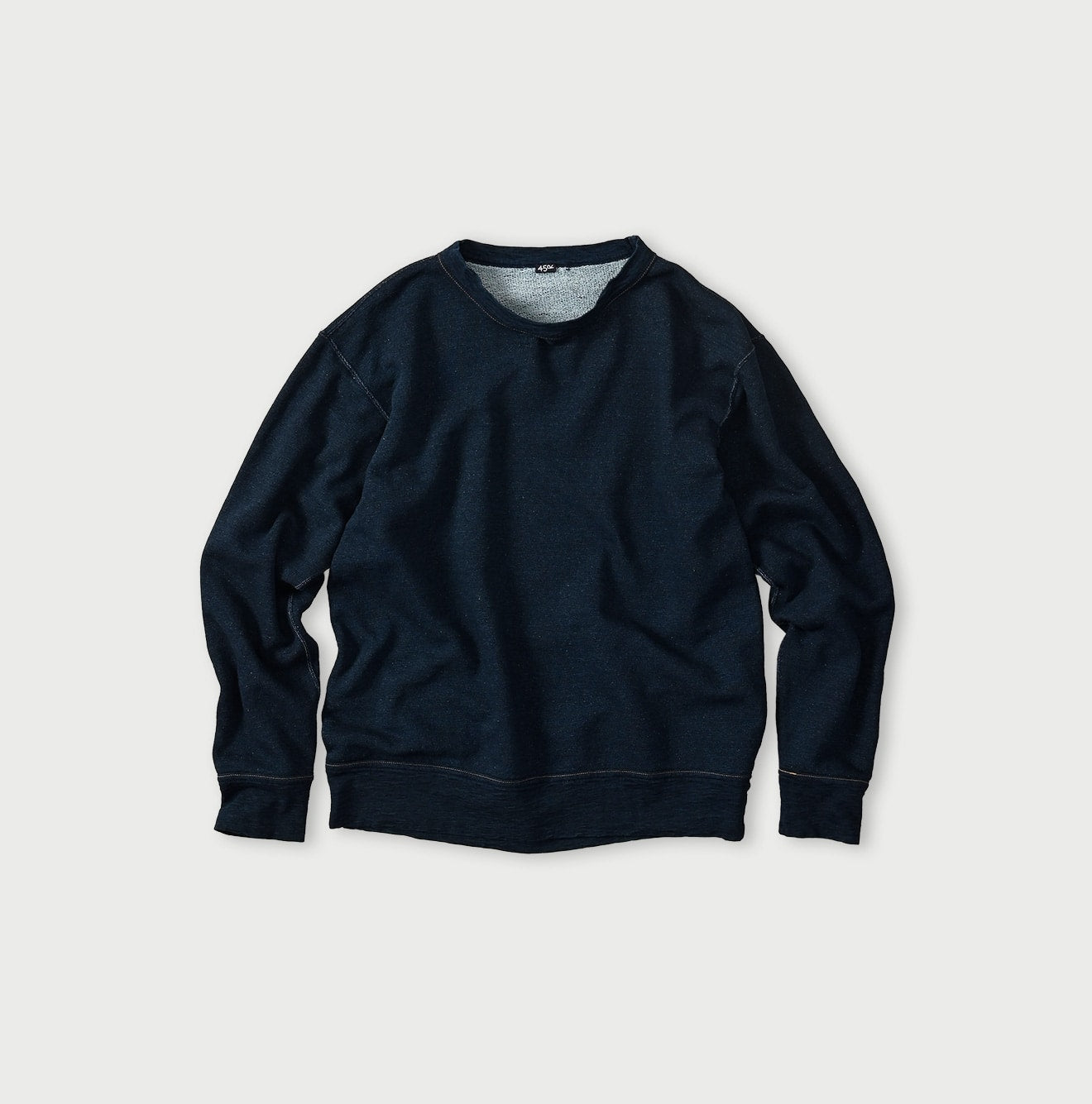 45R Indigo Cotton Fleece 908 Sweat - Image 1