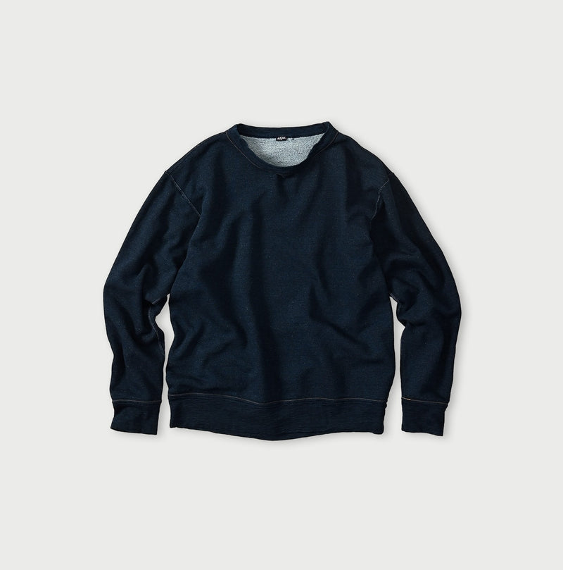 45R Indigo Cotton Fleece 908 Sweat - Image 1